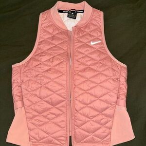 Nike Pink Quilted Performance Vest